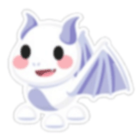 Lavender Dragon Sticker  - Ultra-Rare from Pets Plus Sticker Pack